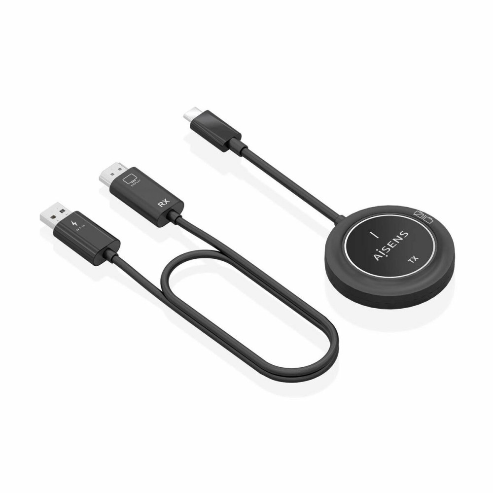 HDMI Cable Aisens ASWL-H2KC30M003-BK Black