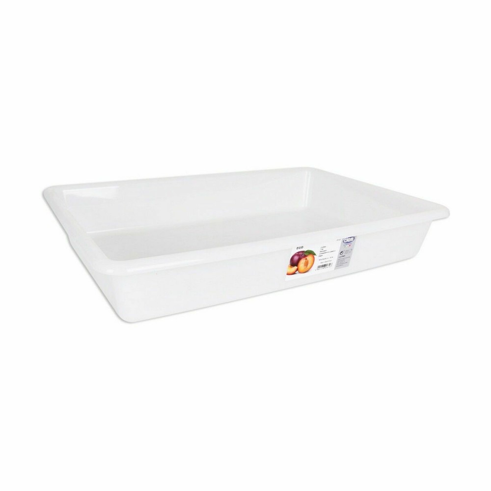 Set of organiser trays Dem Bob White 8,6 L 50 x 34 x 8 cm (12 Units)