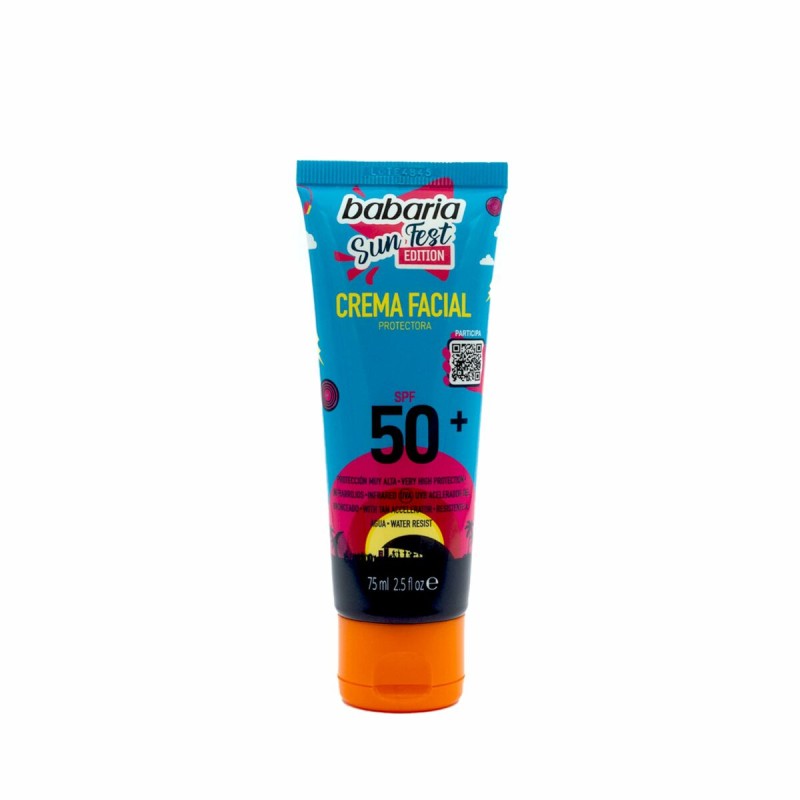 Facial Sun Cream Babaria Sun Fest SPF 50+ 75 ml Limited edition Cream