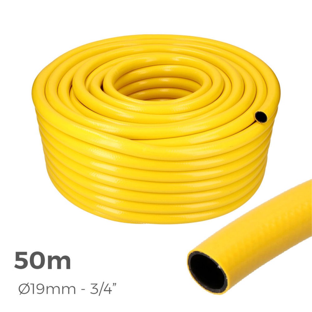 Tuyau d'arrosage EDM 74131 PVC polypropylène 3/4" Ø 25 mm (50 m)
