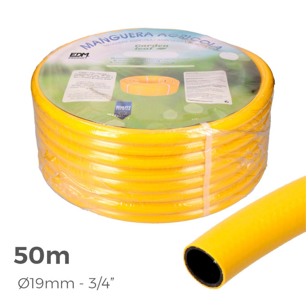 Tuyau d'arrosage EDM 74131 PVC polypropylène 3/4" Ø 25 mm (50 m)