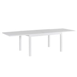 Dining Table Thais White Aluminium 135 x 90 x 74 cm