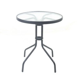 Dining Table Trivia Anthracite Steel 60 x 60 x 70 cm