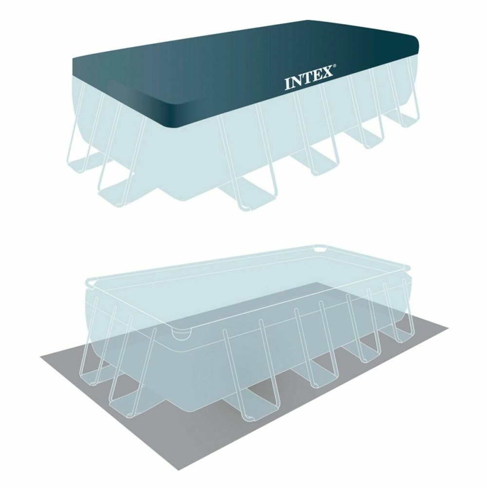 Piscine Démontable Intex Prism Frame 488 x 244 x 107 cm 10.874 l Gris