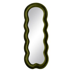 Wall mirror Green Franela Wood Crystal Vertical 60 x 4 x 160 cm