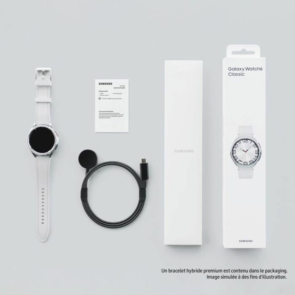 Montre intelligente Samsung Galaxy Watch6 Classic R965 Multicouleur Argenté