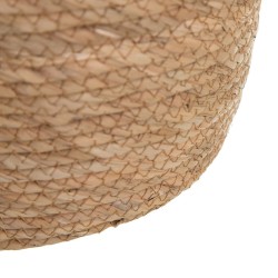 Set of Baskets Natural Rushes 33 x 33 x 26 cm (3 Pieces)