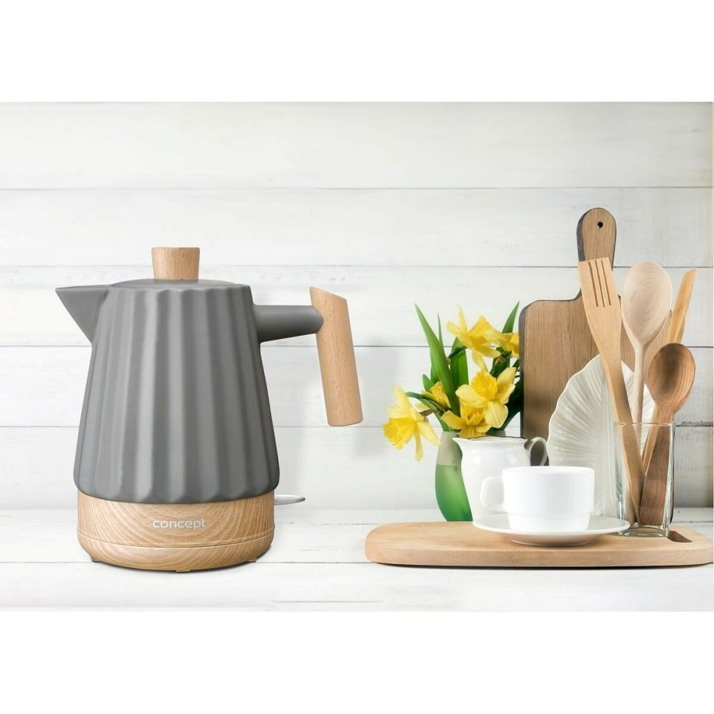 Bouilloire Concept RK0092 Gris foncé Céramique 1500 W 1,5 L