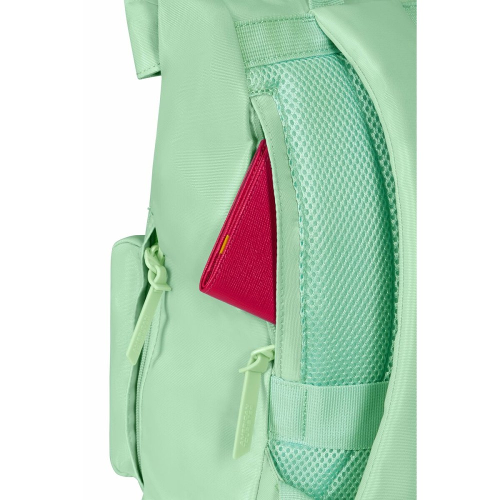 Sac à dos Casual American Tourister Urban Groove Pastels Roll Top Vert 17 L Casual (1 Pièce)