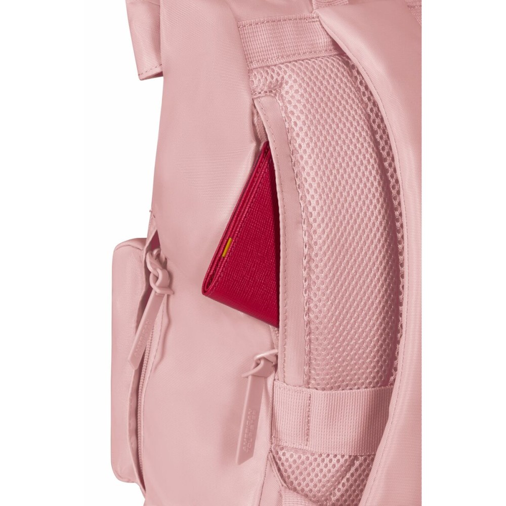 Sac à dos Casual American Tourister Urban Groove Pastels Roll Top Rose 17 L Casual (1 Pièce)
