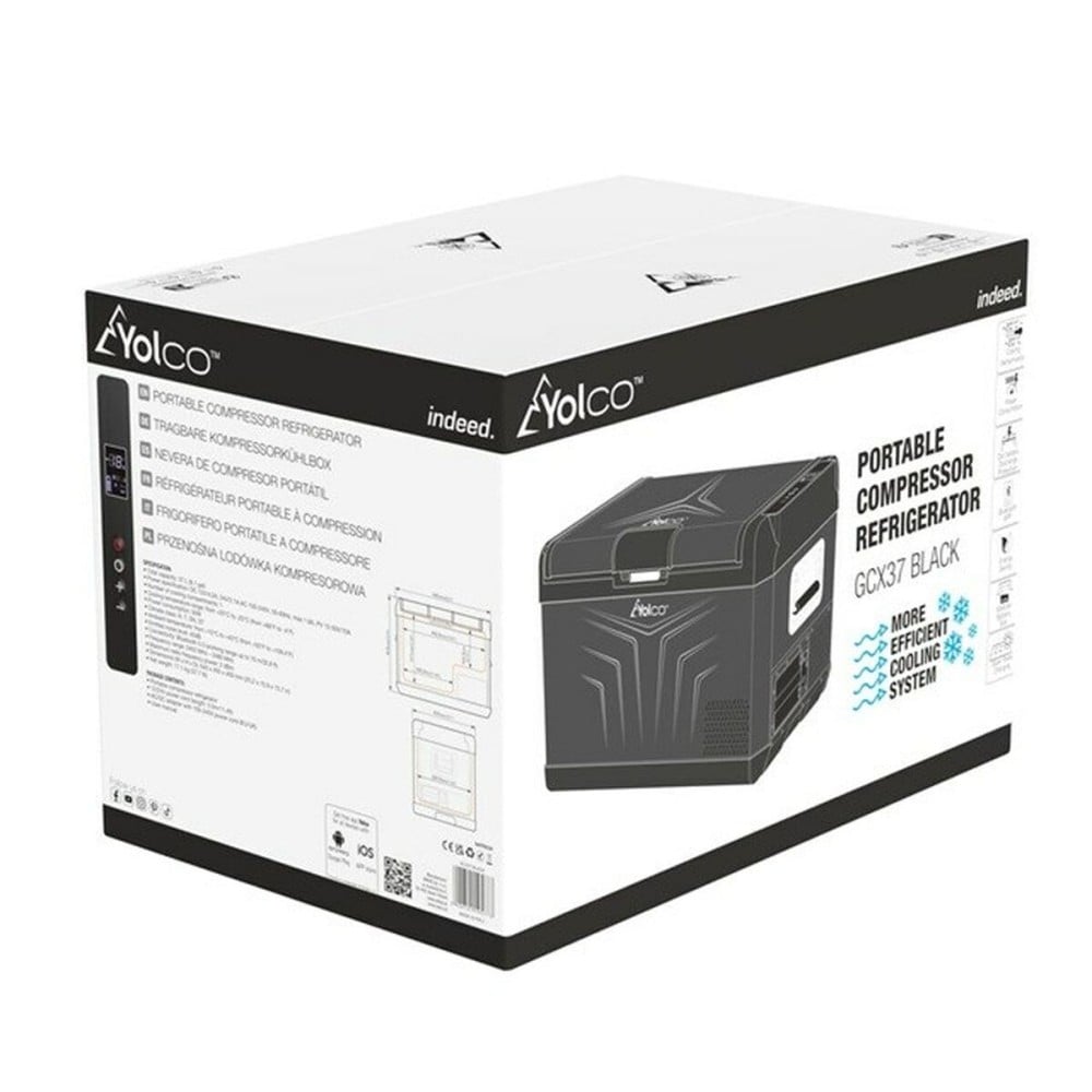 Mini-Kühlschrank Yolco GCX37 Schwarz 50 W 37 L