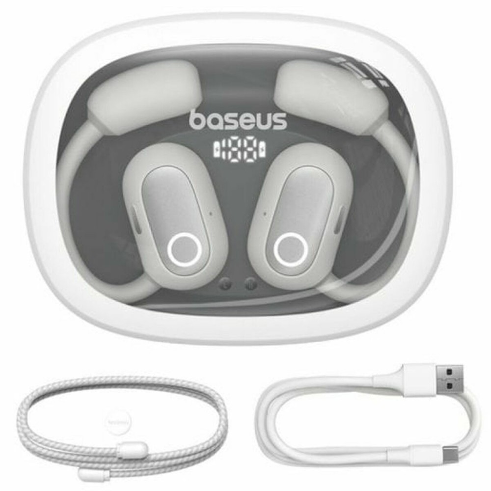 Casques avec Microphone Baseus A00073200213-00 Blanc