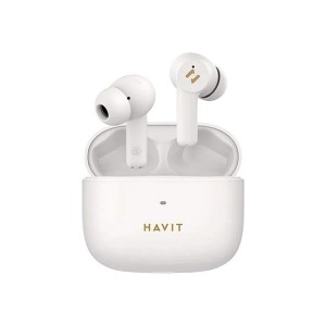 Kabellose Kopfhörer mit Ladebox Havit TW958 PRO Beige