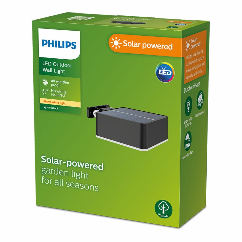 Wandleuchte Philips 1,5 W 200 Lm Solar karriert (2700 K)