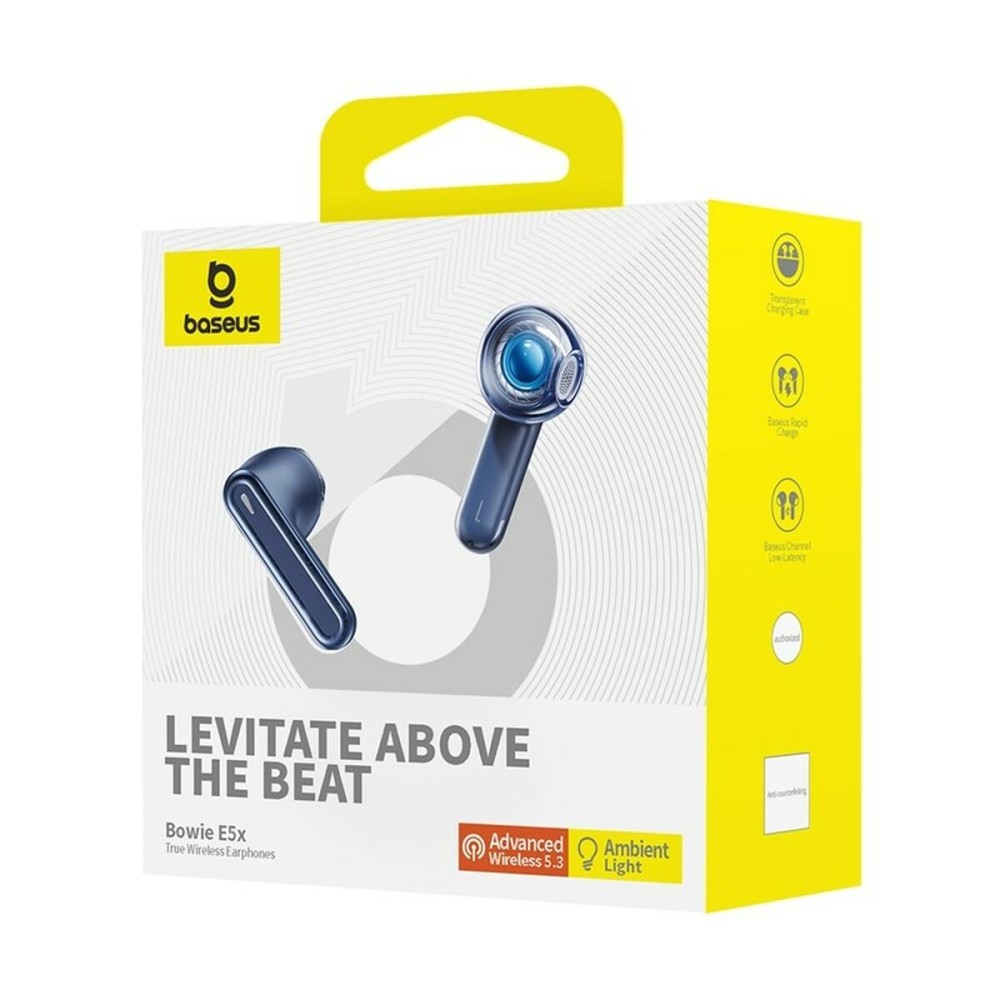 Wireless Earphones with Charging Case Baseus Bowie E5X Blue