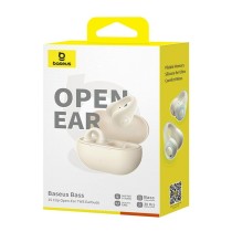 Kabellose Kopfhörer mit Ladebox Baseus Bass 15 Weiß