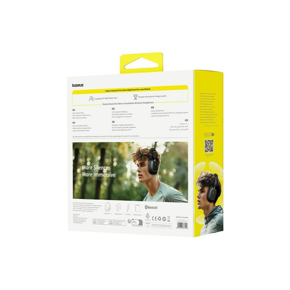 Casque Bluetooth à Bandeau Baseus Bowie H1s Noir