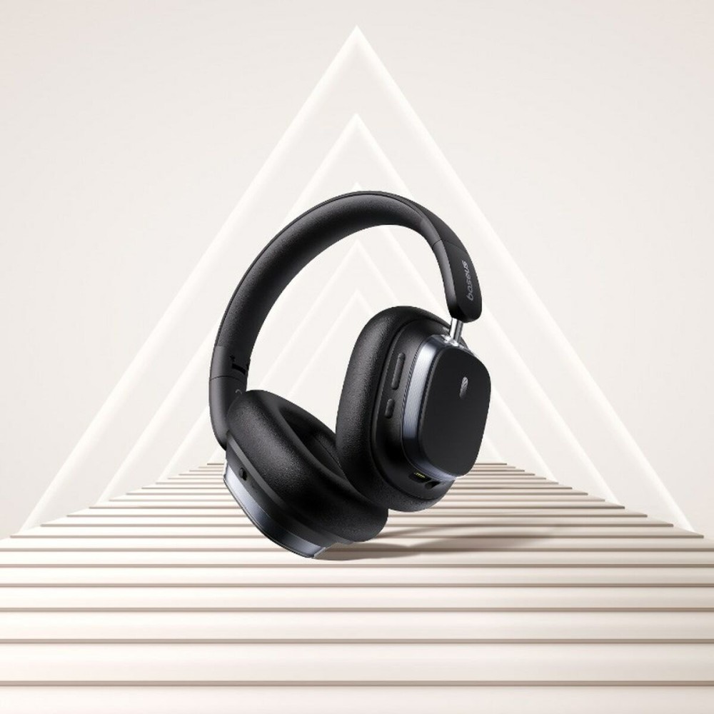 Bluetooth-Kopfbügelkopfhörer Baseus Bowie H1s Schwarz
