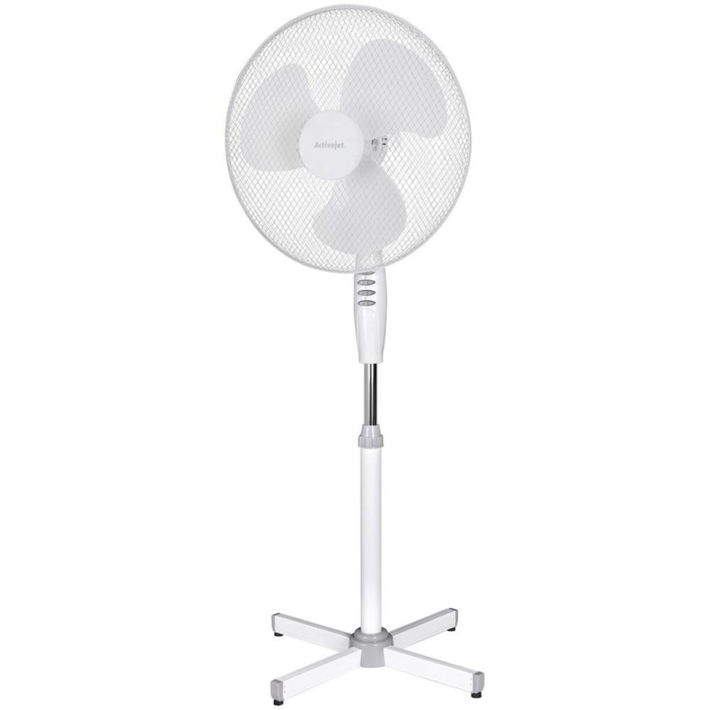 Freestanding Fan Activejet WSR-40B White Grey Silver 50 W