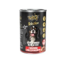 Alimentation humide Tuftuf Selection Meat pieces with beef and rumen Viande de bœuf