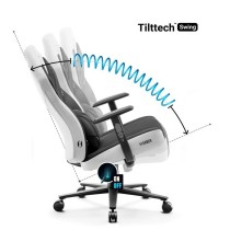 Chaise de jeu Diablo Chairs X-GAMER 2.0 Normal Blanc Noir