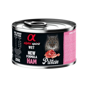Aliments pour chat Alpha Spirit ALPHA SPIRIT Protein Ham Cochon 200 g
