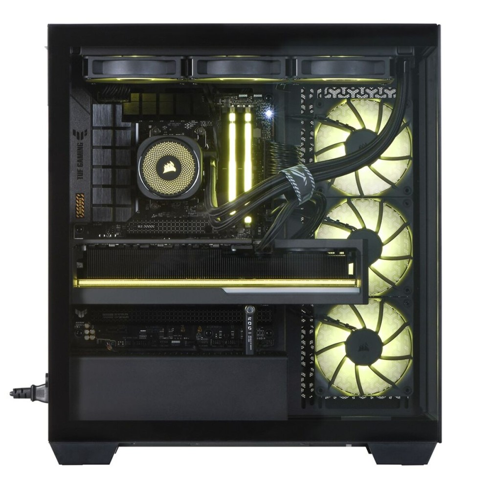 PC de bureau Actina Actina iCUE 9800X3D/64B/2TB/RTX5090/1000W 64 GB RAM 2 TB SSD AMD Ryzen 7 9800X3D