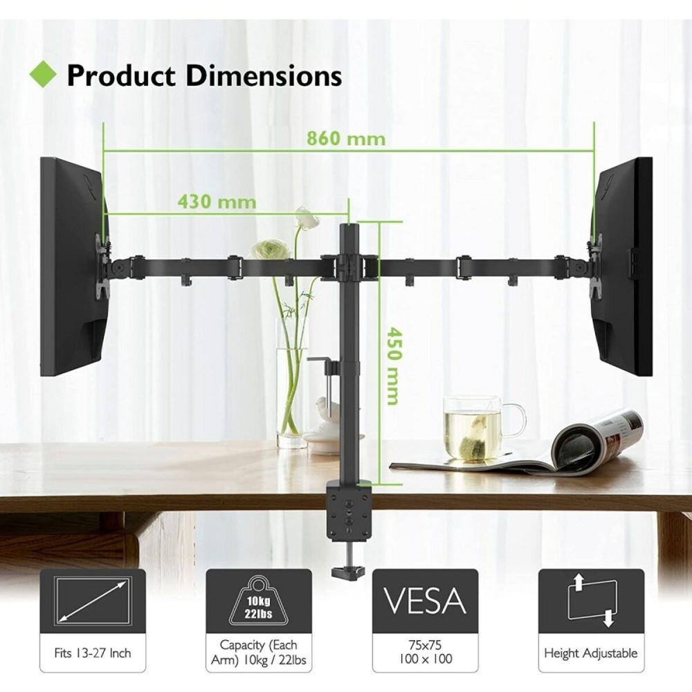 Screen Table Support Techly 027514 27" 13"