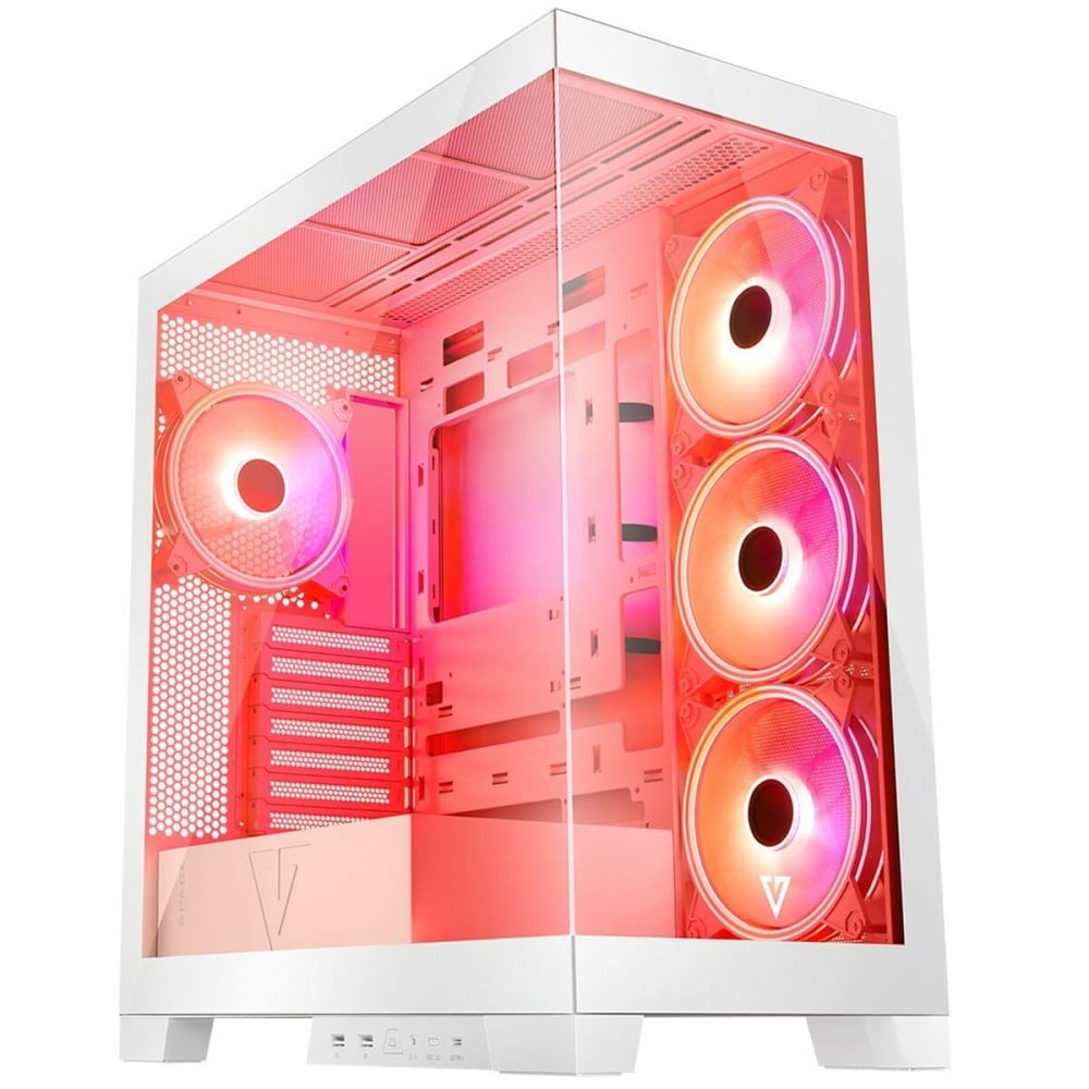 Boîtier ATX semi-tour Modecom Volcano SPACE APEX ARGB Blanc