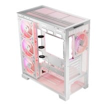 Boîtier ATX semi-tour Modecom Volcano SPACE APEX ARGB Blanc