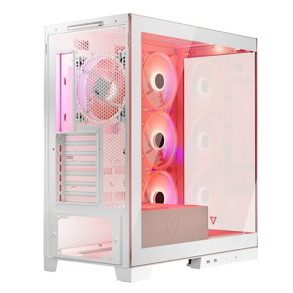 Boîtier ATX semi-tour Modecom Volcano SPACE APEX ARGB Blanc