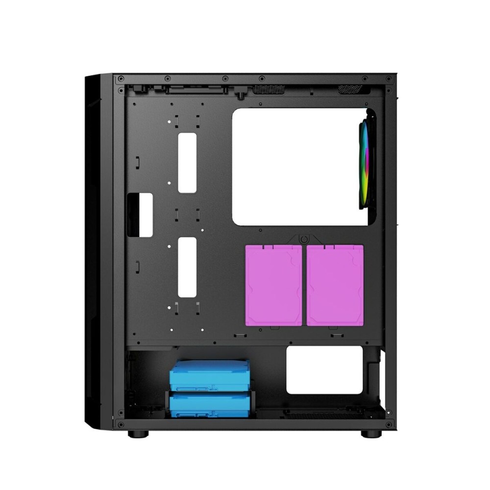 ATX Semi-tower Box GEMBIRD CCC-FC-400X Black Multicolour