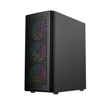 ATX Semi-tower Box GEMBIRD CCC-FC-400X Black Multicolour