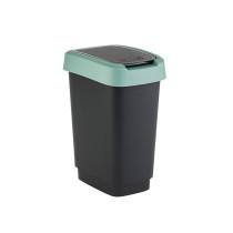 Poubelle Rotho Twist Green Vert Plastique 50 L