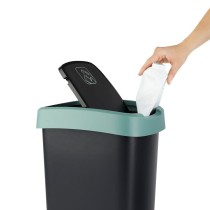 Waste bin Rotho Twist Green Green Plastic 50 L