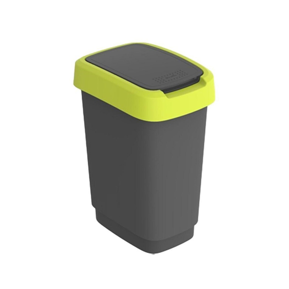 Waste bin Rotho Twist Lime Plastic 50 L