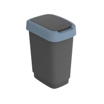 Waste bin Rotho Twist Blue Blue Plastic 50 L