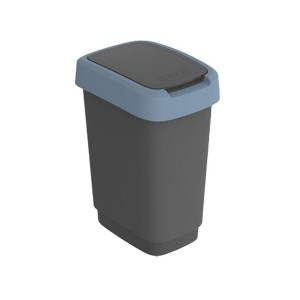 Waste bin Rotho Twist Blue Blue Plastic 50 L