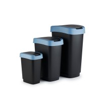 Waste bin Rotho Twist Blue Blue Plastic 50 L