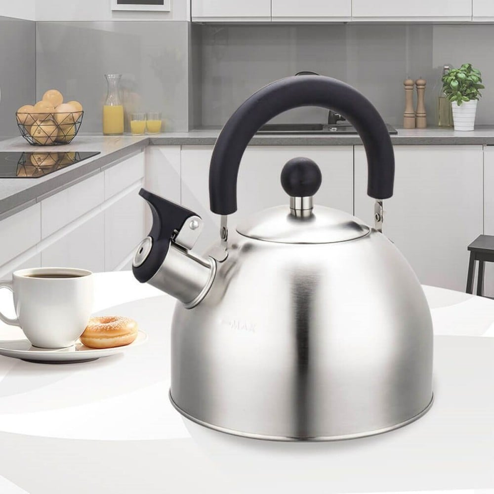 Teapot Feel Maestro MR-1300 Black Silver Stainless steel 2 L
