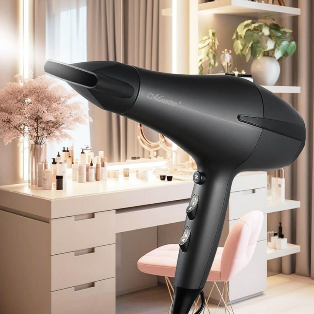 Hairdryer Feel Maestro MR-223 Black Graphite 2400 W