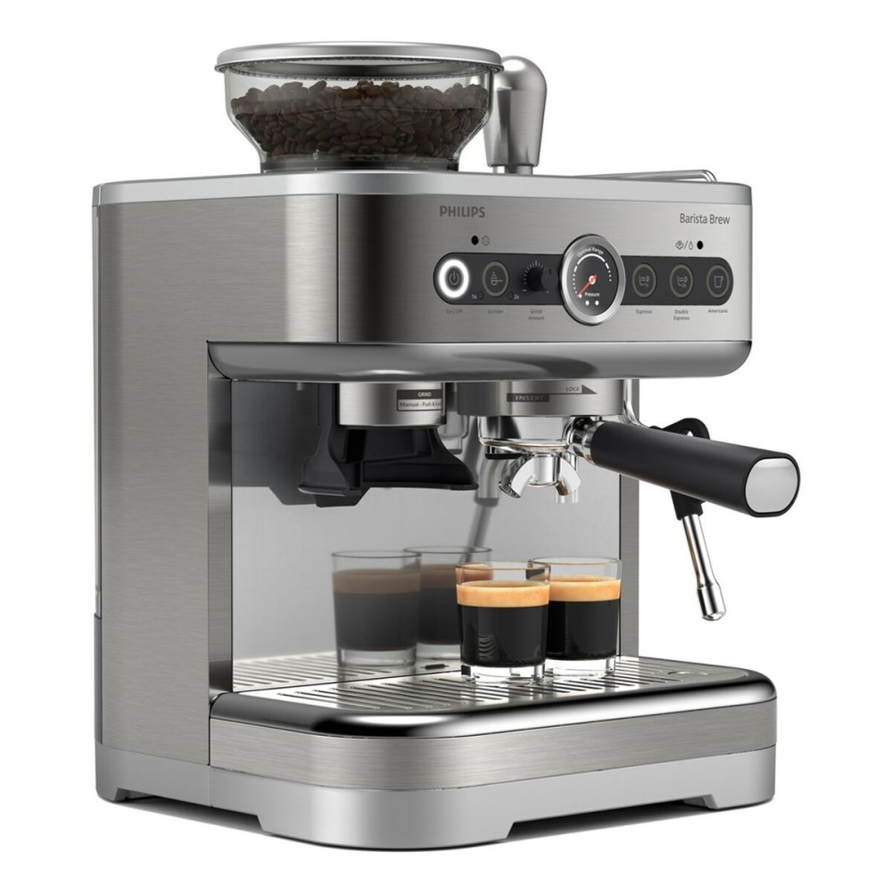 Cafetière superautomatique Philips PSA3218/01 Noir Acier 1350 W 15 bar 2,3 L