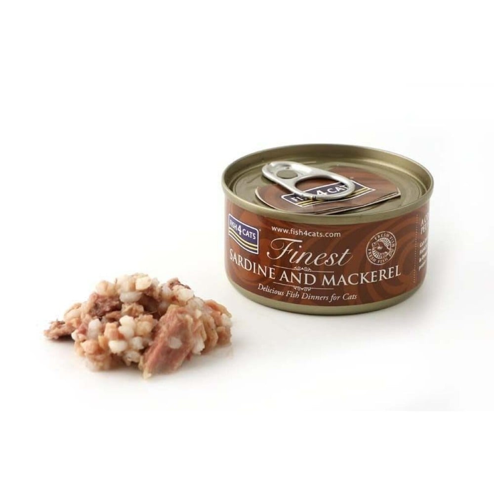 Katzenfutter FISH4DOGS Sardine and mackerel Fisch 70 g