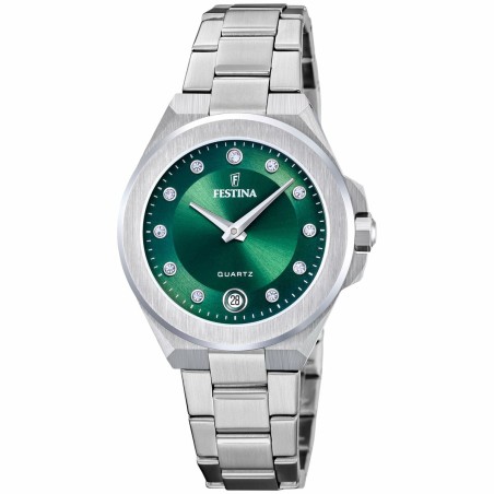 Men's Watch Festina F20700/4 Green Silver