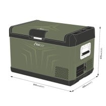 Mini réfrigérateur Yolco GCX37 Vert 50 W 37 L