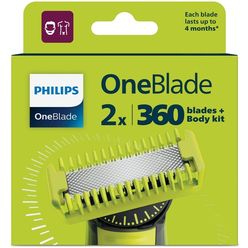 Tête de rechange Philips QP624/50 (2 Unités)