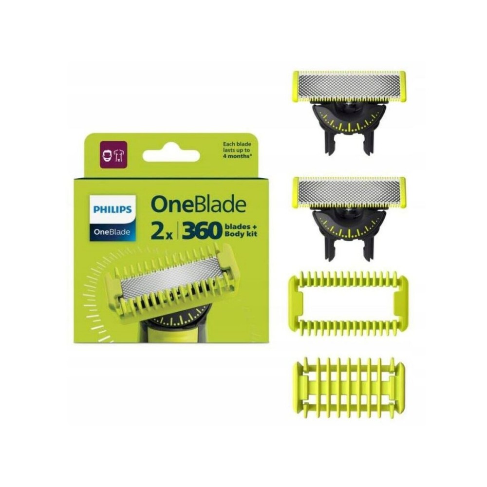 Tête de rechange Philips QP624/50 (2 Unités)