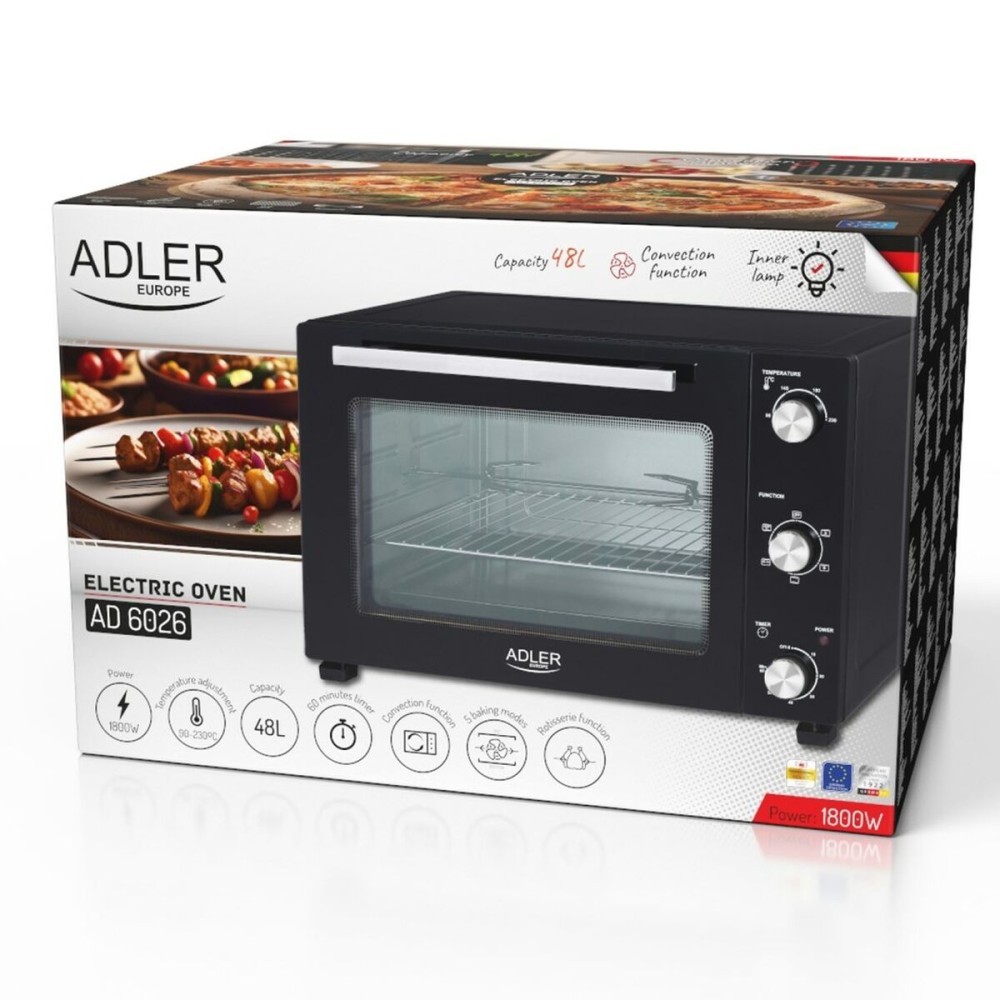 Plaque de cuisson Adler AD 6026 1500 W 1800 W