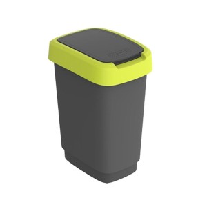 Waste bin Rotho Twist Lime Plastic 10 L
