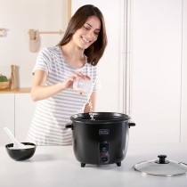 Reiskocher Black & Decker ES9680120B Schwarz Edelstahl 700 W 29 x 29 x 29 cm 1,8 L